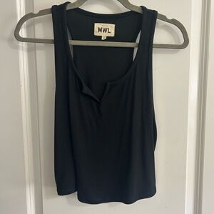 Cropped Racerback Tank